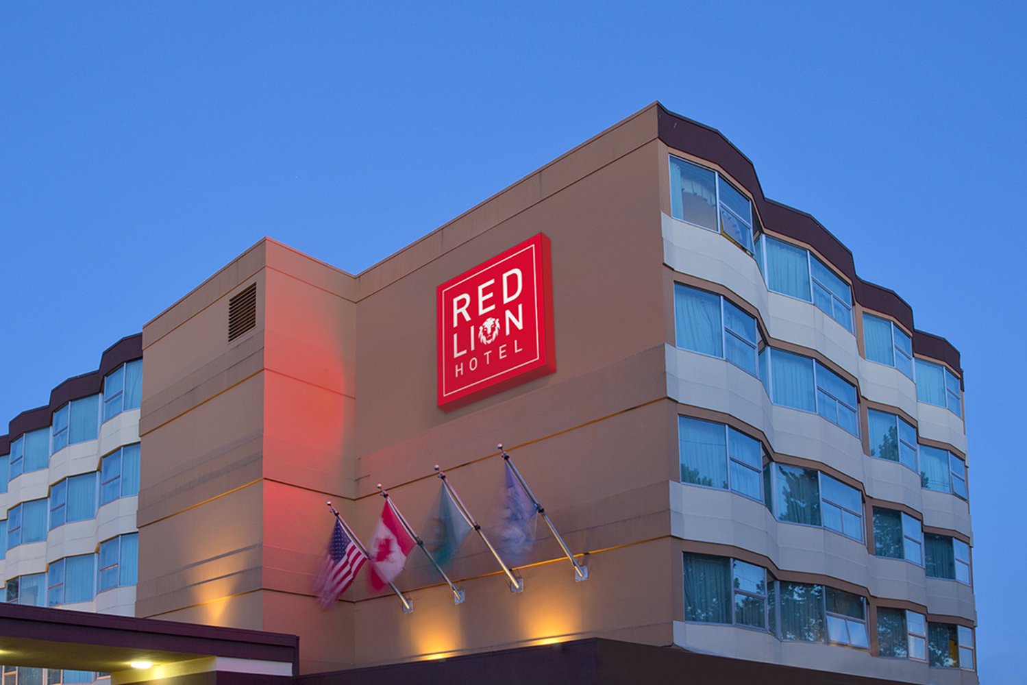 Red Lion Hotel Exterior banner