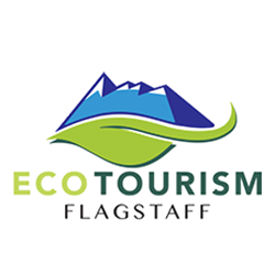 Discover Flagstaff EcoTourism Award logo.