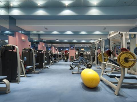 Large gym at the Sonesta Hotel, Tower & Casino - Cairo.