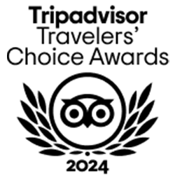 The 2024 Tripadvisor Travelers' Choice award badge.