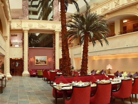 The interior patio are at Sonesta Hotel, Tower & Casino - Cairo.
