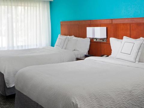 double bed suite guestroom