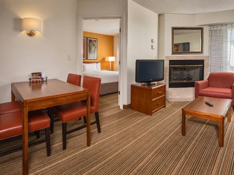 two bedroom suite dining area